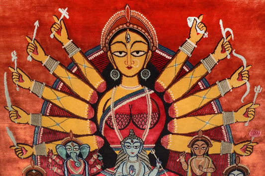 Goddess Durga with Family