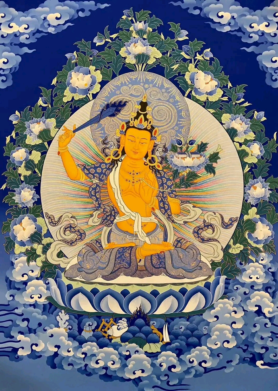 Manjushri- The Bodhisattva of Transcendent Wisdom