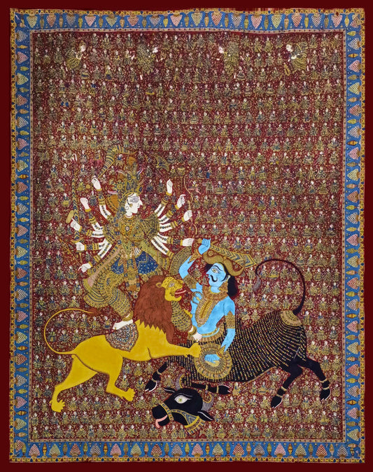 Goddess Durga Vanquishing a Asur